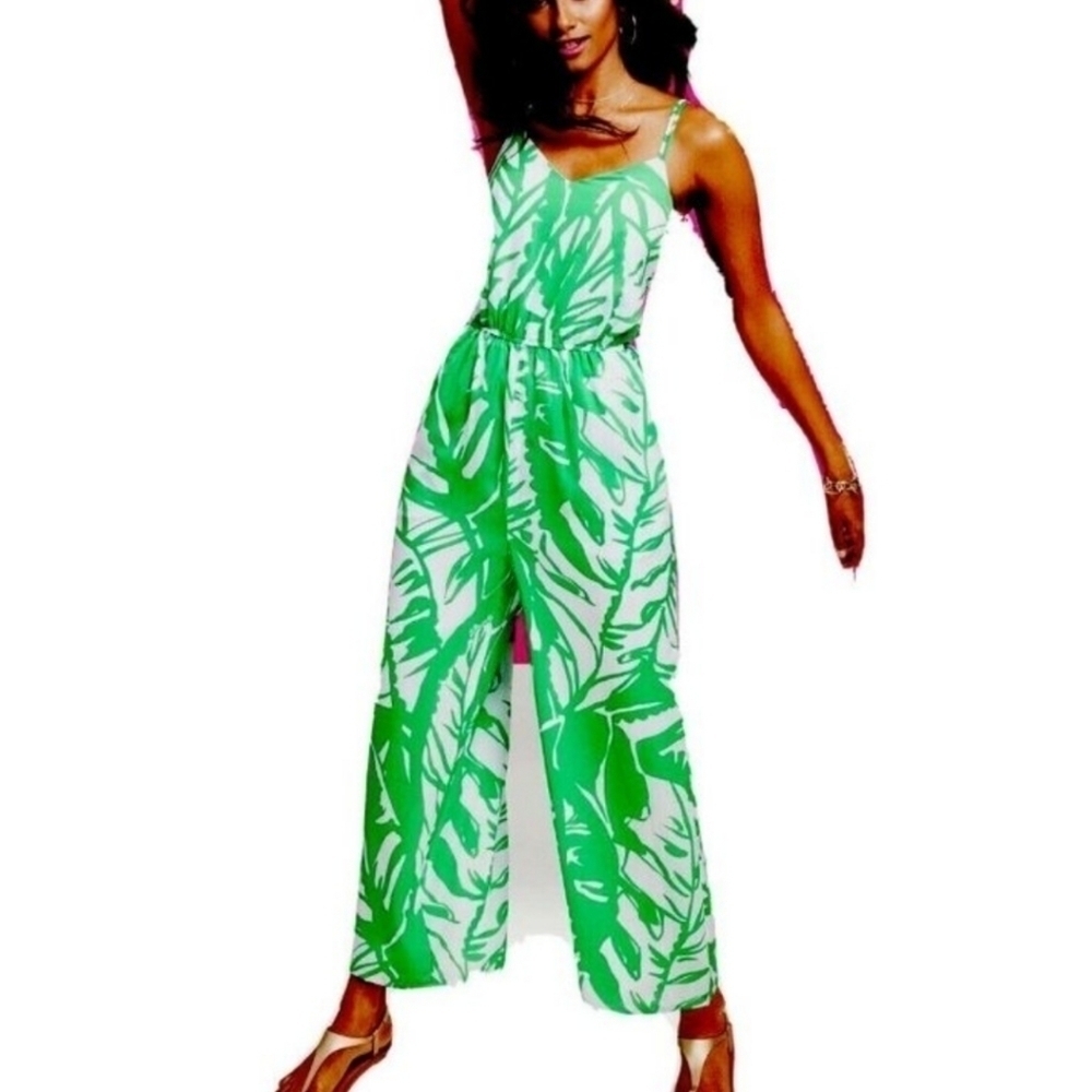 Lilly Pulitzer for Target Green & White Jumpsuit